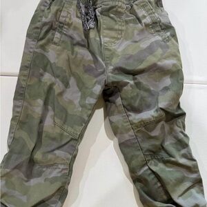 Cat & Jack Green Camouflage Joggers